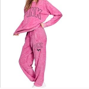 Pink by Victoria Secret Pink Cotton Campus Pants